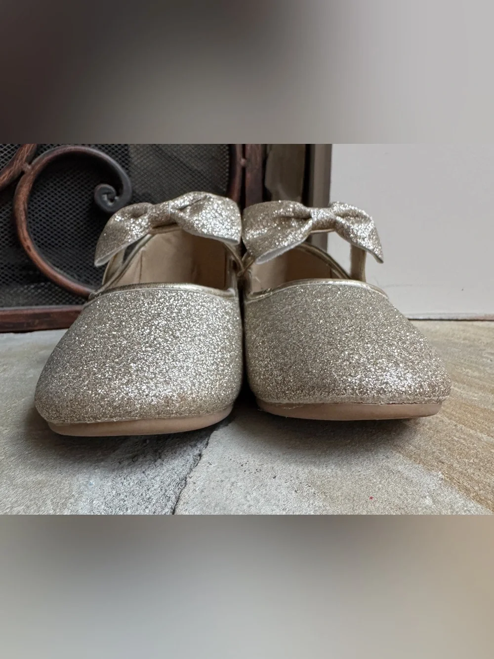 Felix & Flora Toddler Little Girls Dress Shoes Gold Size 10